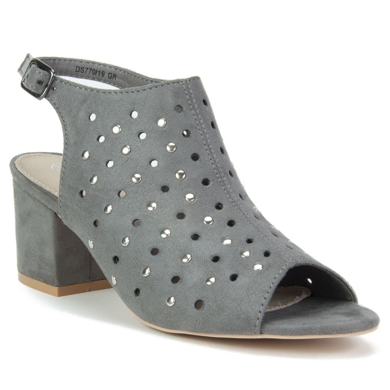 Filippo DS770 / 19 Gr Šedé sandály šedá 1 Filippo DS770 / 19 Gr Šedé sandály šedá 1