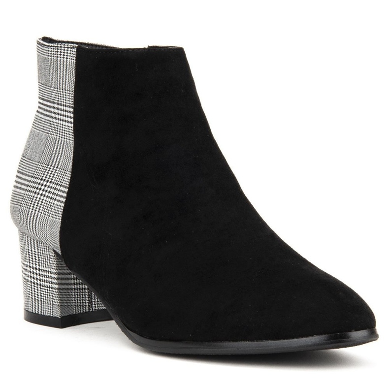 Černošedé boty Filippo DBT936 / 19 Bk Gr černý šedá 2