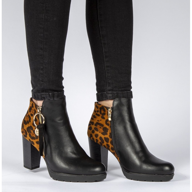 Holínky Filippo DBT1007 / 19 Bk Br Black Brown hnědý černá 2