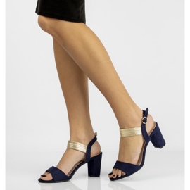 Sandály Filippo DS817 / 20 Nv Navy námořnická modrá 1