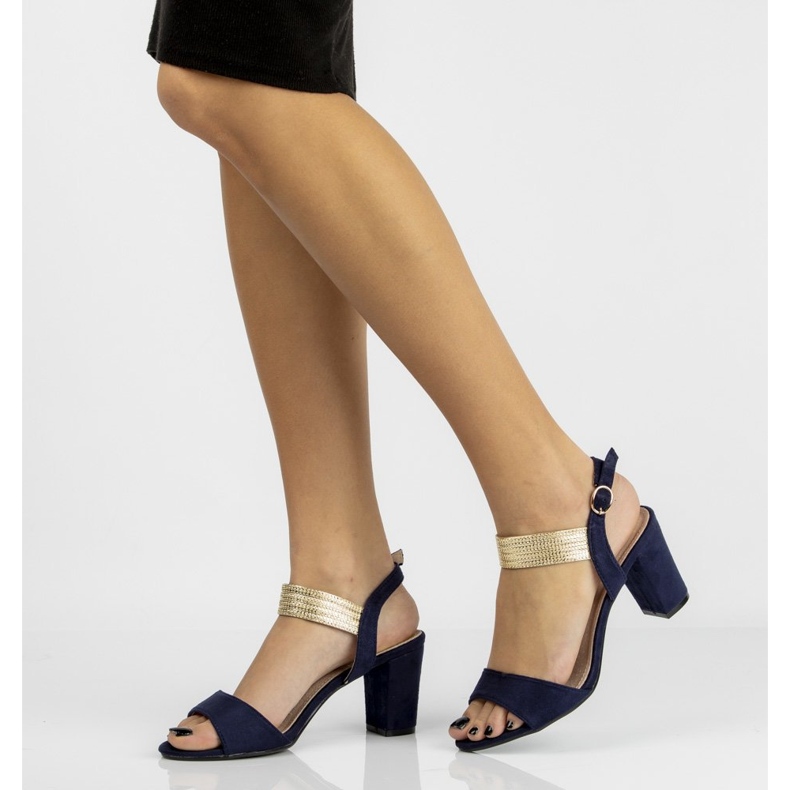 Sandály Filippo DS817 / 20 Nv Navy námořnická modrá 1