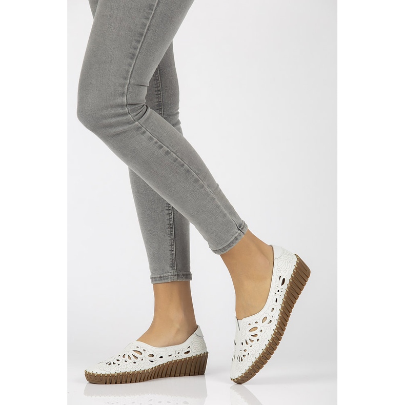 Filippo DP1229 / 20 Wh Bílé polobotky bílý 1