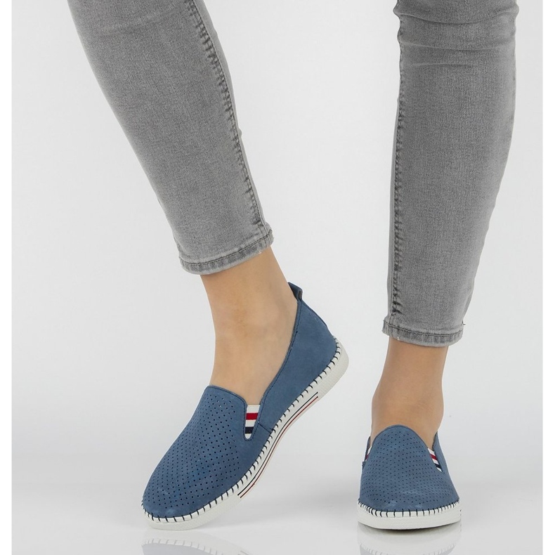 Kožené boty FILIPPO DP1272 / 20 Bl modré modrý 1