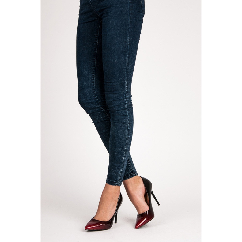 Belle Women Lakované ombre podpatky černá 2