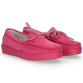Kožené boty Filippo DP1200 / 20 Fh růžové fialový růžový 5