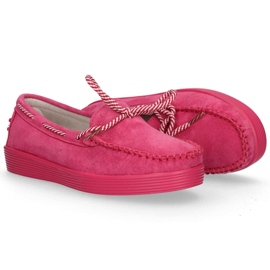 Kožené boty Filippo DP1200 / 20 Fh růžové fialový růžový 6