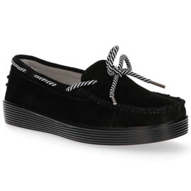 Kožené boty Filippo DP1200 / 20 Bk černé černá 2