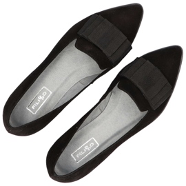 Černé semišové boty Filippo 1344 černá 1