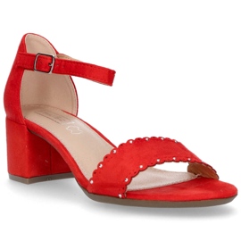 Červené sandály Filippo DS1350 / 20 Rd 2
