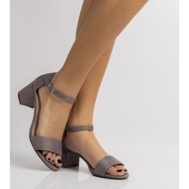 Filippo DS787 / 20 Gr Šedé sandály šedá 1