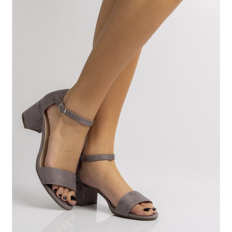 Filippo DS787 / 20 Gr Šedé sandály šedá 1