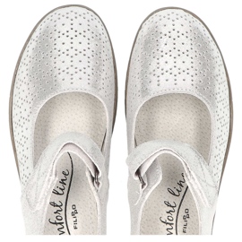 Boty Filippo DP1319 / 20 Si Silver stříbro šedá 1