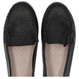 Mokasíny Filippo 10016 Tejus black + Black Snake černá 1
