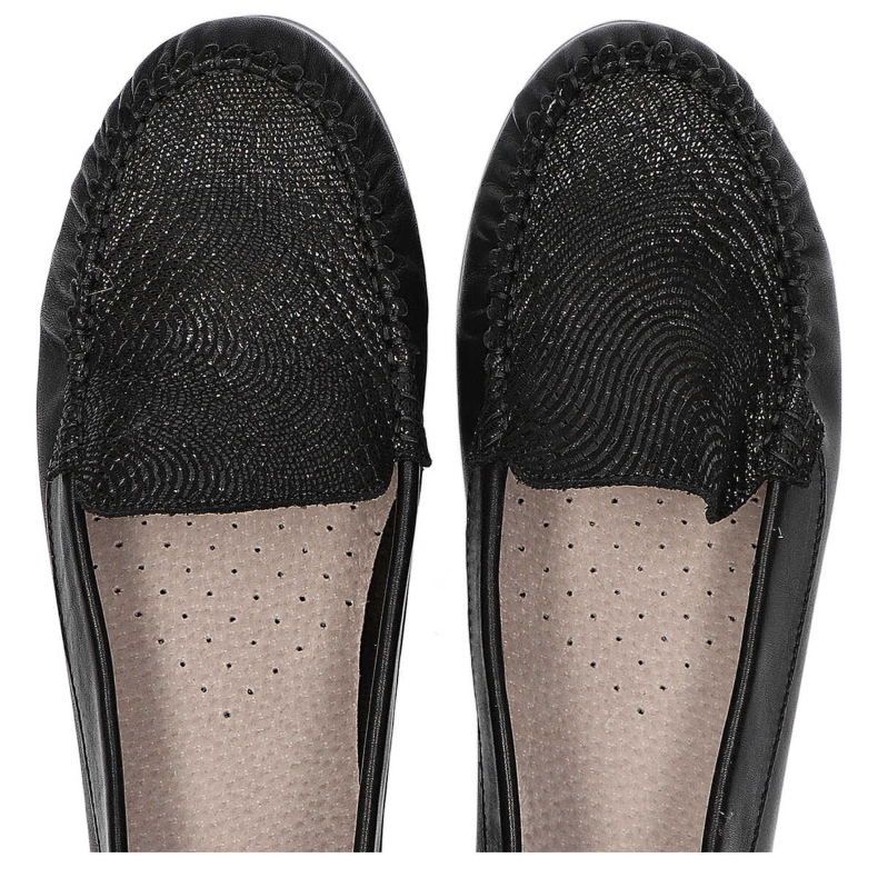 Mokasíny Filippo 10016 Tejus black + Black Snake černý 1