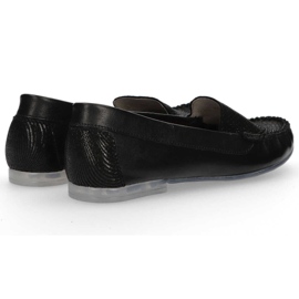 Mokasíny Filippo 10016 Tejus black + Black Snake černý 2