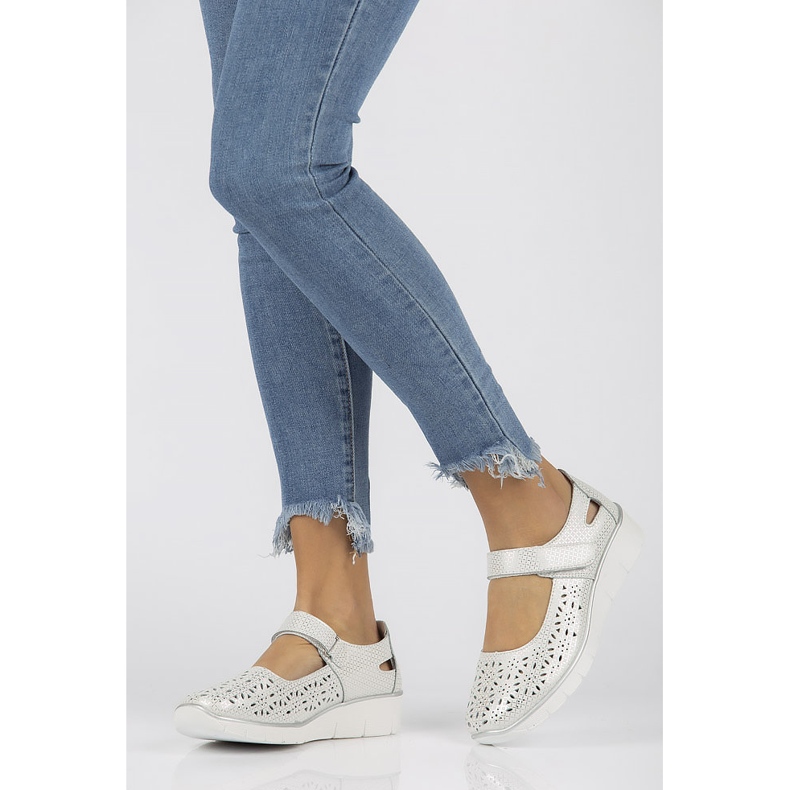 Filippo DP640 / 20 Wh Bílé polobotky bílý 1