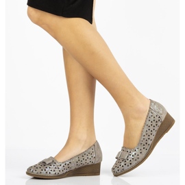 Kožené boty Filippo DP752 / 20 Gr šedé šedá 1 Kožené boty Filippo DP752 / 20 Gr šedé šedá 1