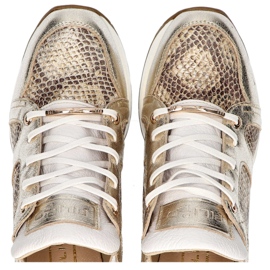 Bílé boty Filippo 460 Golden R2 bílý zlatý 1