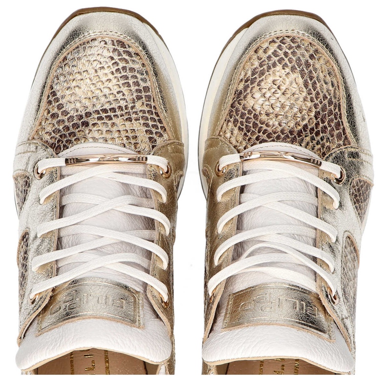 Bílé boty Filippo 460 Golden R2 bílý zlatý 1