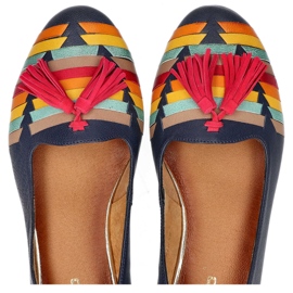 Filippo 04016-17 / 00-5 Tmavě modré boty námořnická modrá vícebarevný 1