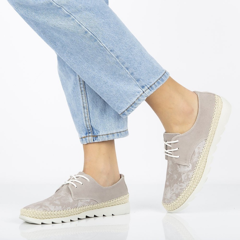 Kožené boty Filippo DP701 / 20 Be beige béžový 1