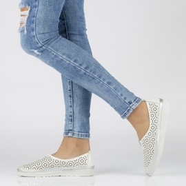 Filippo DP1400 / 20 Wh Bílé boty bílý khaki zelená 2