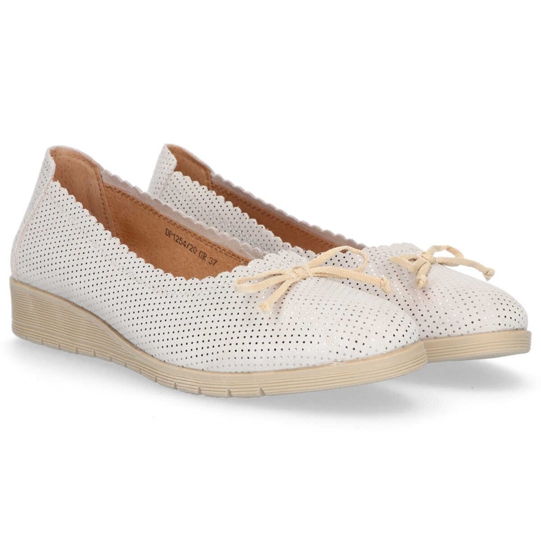 Kožené boty Filippo DP1254 / 20 Gr šedé šedá 1