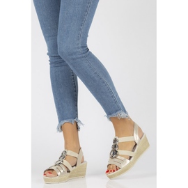 Filippo DS1248 / 20 Béžové sandály béžový hnědý 1