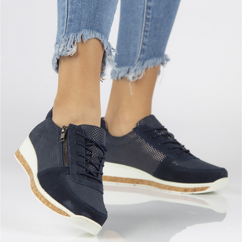 Boty Filippo DP1252 / 20 Nv Navy námořnická modrá 2