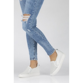 Filippo DP1398 / 20 Wh Bílé polobotky bílý 1