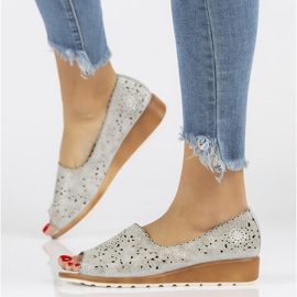 Boty Filippo DP1399 / 20 Si Silver stříbro šedá 1