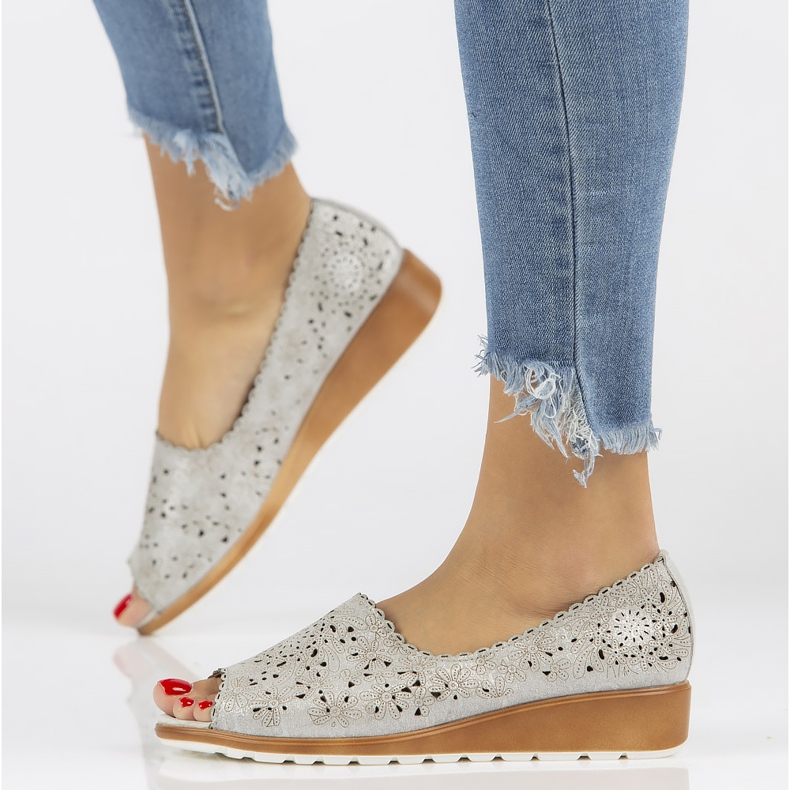 Boty Filippo DP1399 / 20 Si Silver stříbrný šedá 1