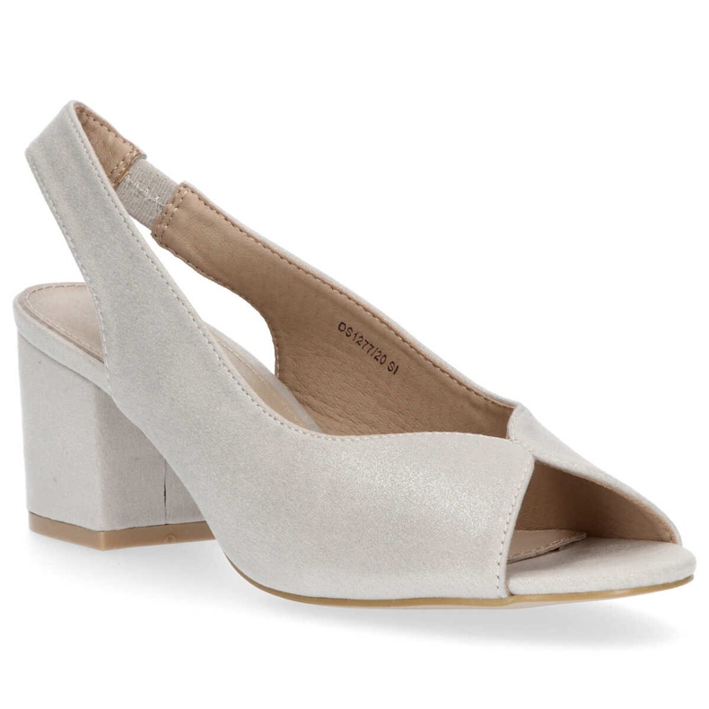 Sandály Filippo DS1277 / 20 Si Silver stříbrný 1