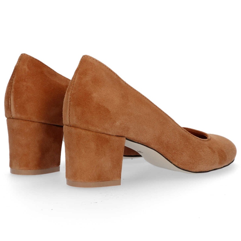 Lodičky Filippo 1512 Velur Kork hnědý 2