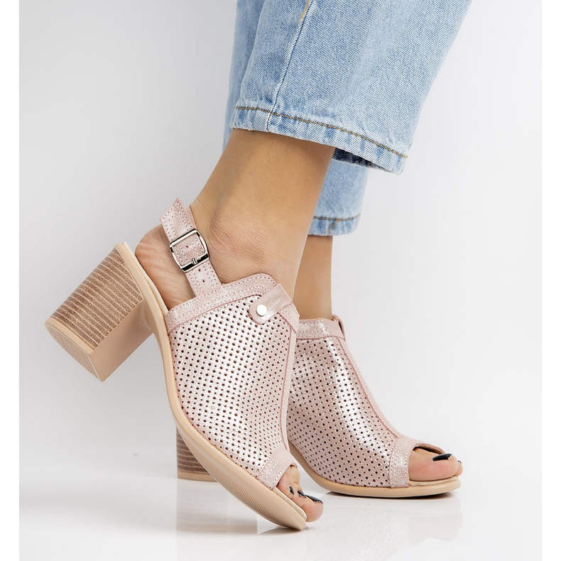 Sandály Filippo DS757 / 20 Pi Pink růžový 1