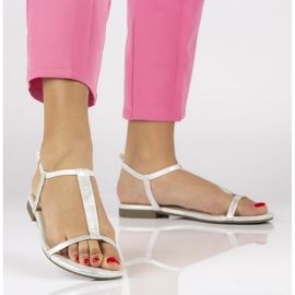 Sandály Filippo DS1297 / 20 Si Silver stříbrný šedá 1 Sandály Filippo DS1297 / 20 Si Silver stříbrný šedá 1