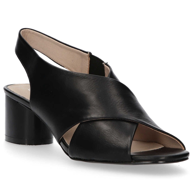 Černé sandály Filippo DS1290 / 20 Bk černá 1