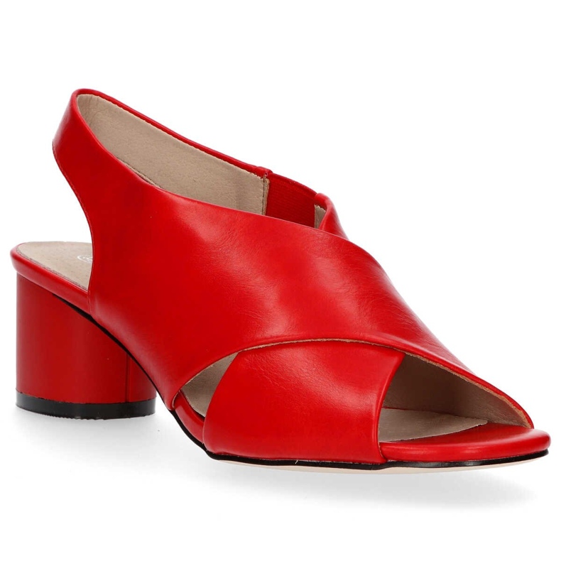 Červené sandály Filippo DS1290 / 20 Rd 1