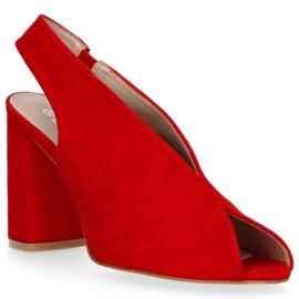 Červené sandály Filippo DS1292 / 20 Rd červený 2