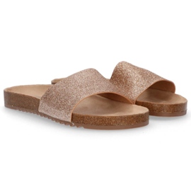 Pantofle Filippo DK1373 / 20 Go Gold zlatý 1