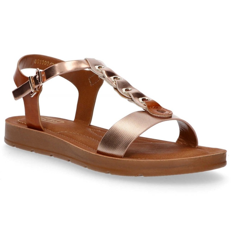 Hnědé sandály Filippo DS1300 / 20 Br hnědý 2