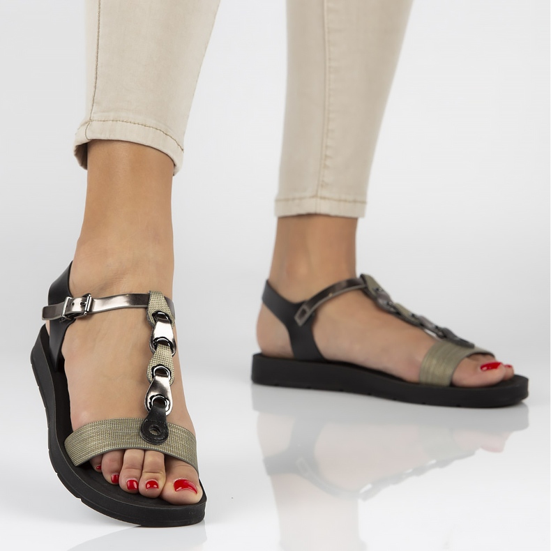 Sandály Filippo DS1300 / 20 Bk Černé černá 1 Sandály Filippo DS1300 / 20 Bk Černé černá 1