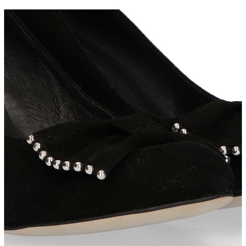 Filippo 1430 Lodičky Černý semiš 1