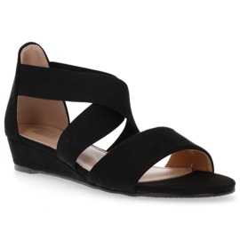 Černé sandály Filippo DS1363 / 20 Bk černá 2