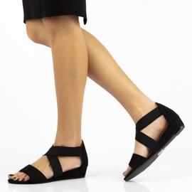 Černé sandály Filippo DS1363 / 20 Bk černá 1