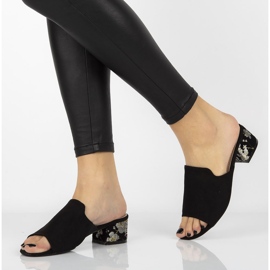 Filippo DK1359 / 20 Bk černé pantofle černá 1