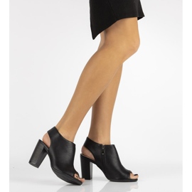 Filippo DBT44 / 16 Bk Černé sandály černý 1