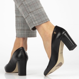 Černé lodičky Filippo Premium 2031 černá 1