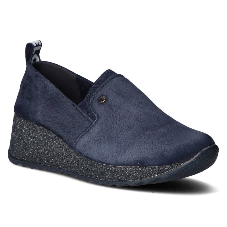 Kožené tenisky Filippo DP1500 / 20 Nv T tmavě modrá námořnická modrá 1