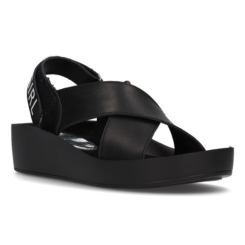 Kožené sandály Filippo DS2060 / 21 Bk černé černý 2